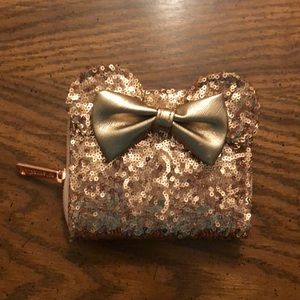Loungefly rosegold Minnie wallet